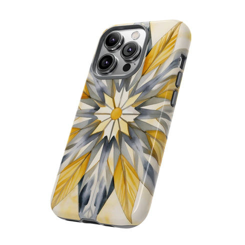 Sunshine Bloom Mosaic - Impact Resistant Phone Case
